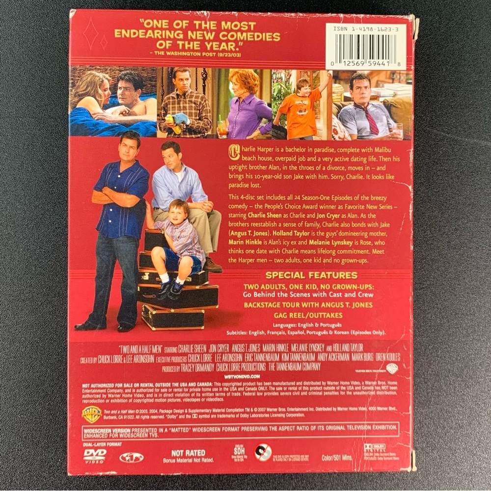 Two and a Half Men Complete Seasons 1 and 2 DVD Bundle Set. - Picture 3 of 16